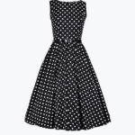 Black Polka Dotted Dress