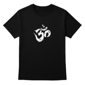 Black Cotton T-Shirt with “Tum Rakshak Kaahu Ko Darna” Hanuman Quote – Unisex, Soft Fabric, Bold Red Print - Image 3