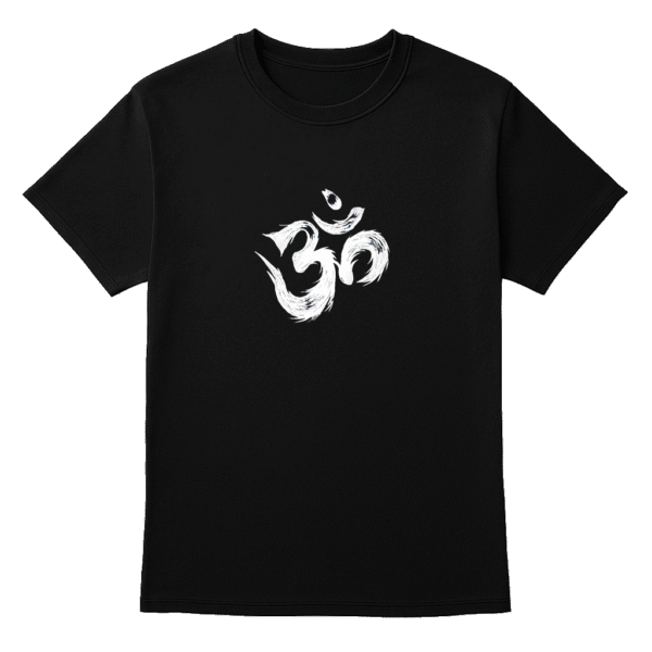 Black Cotton T-Shirt with “Tum Rakshak Kaahu Ko Darna” Hanuman Quote – Unisex, Soft Fabric, Bold Red Print - Image 3