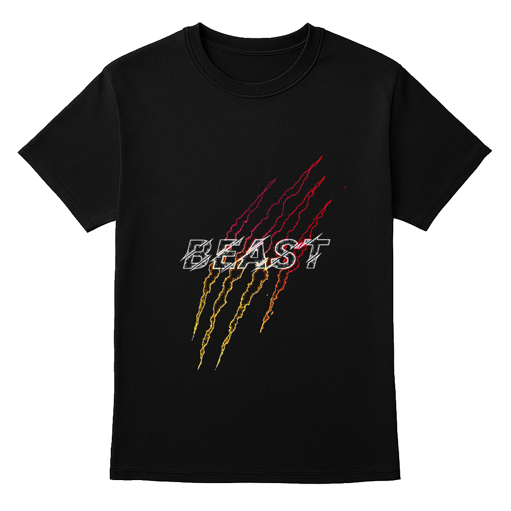 Black Cotton T-Shirt with “Tum Rakshak Kaahu Ko Darna” Hanuman Quote – Unisex, Soft Fabric, Bold Red Print - Image 4