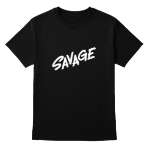 Black Cotton T-Shirt with “Tum Rakshak Kaahu Ko Darna” Hanuman Quote – Unisex, Soft Fabric, Bold Red Print